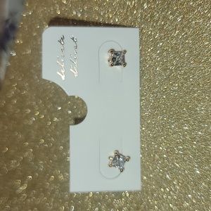 Cubic Zirconia Stud Earrings